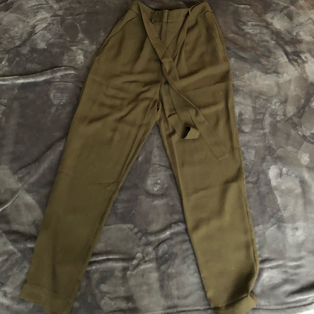 Olive green pants